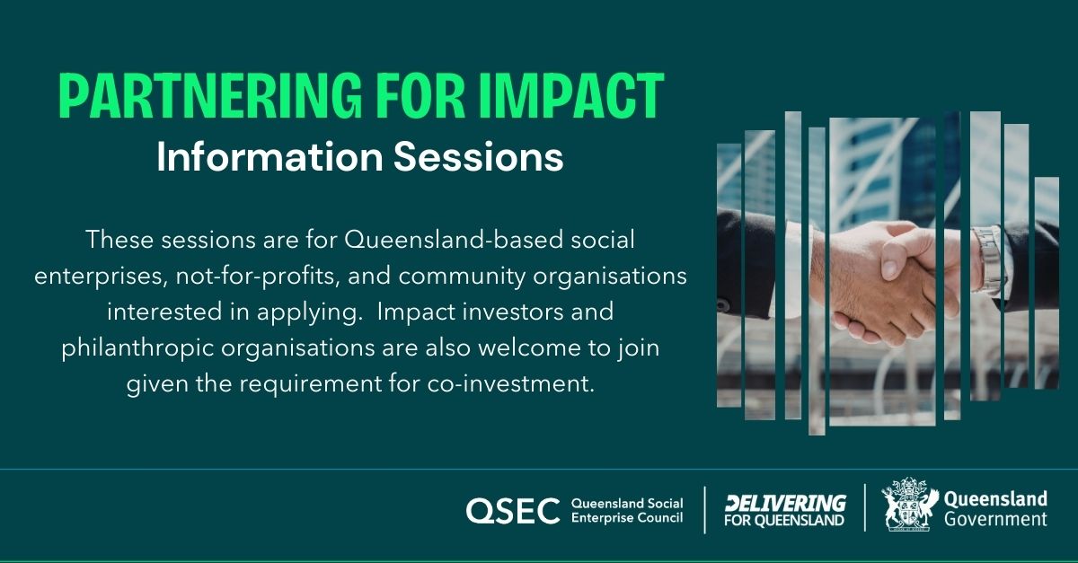 Impact investment photo image of two hands shaking in agreement